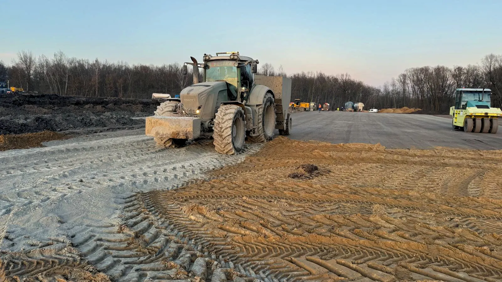 Stabilizacja gruntu spoiwami hydraulicznymi — realizacja NDA